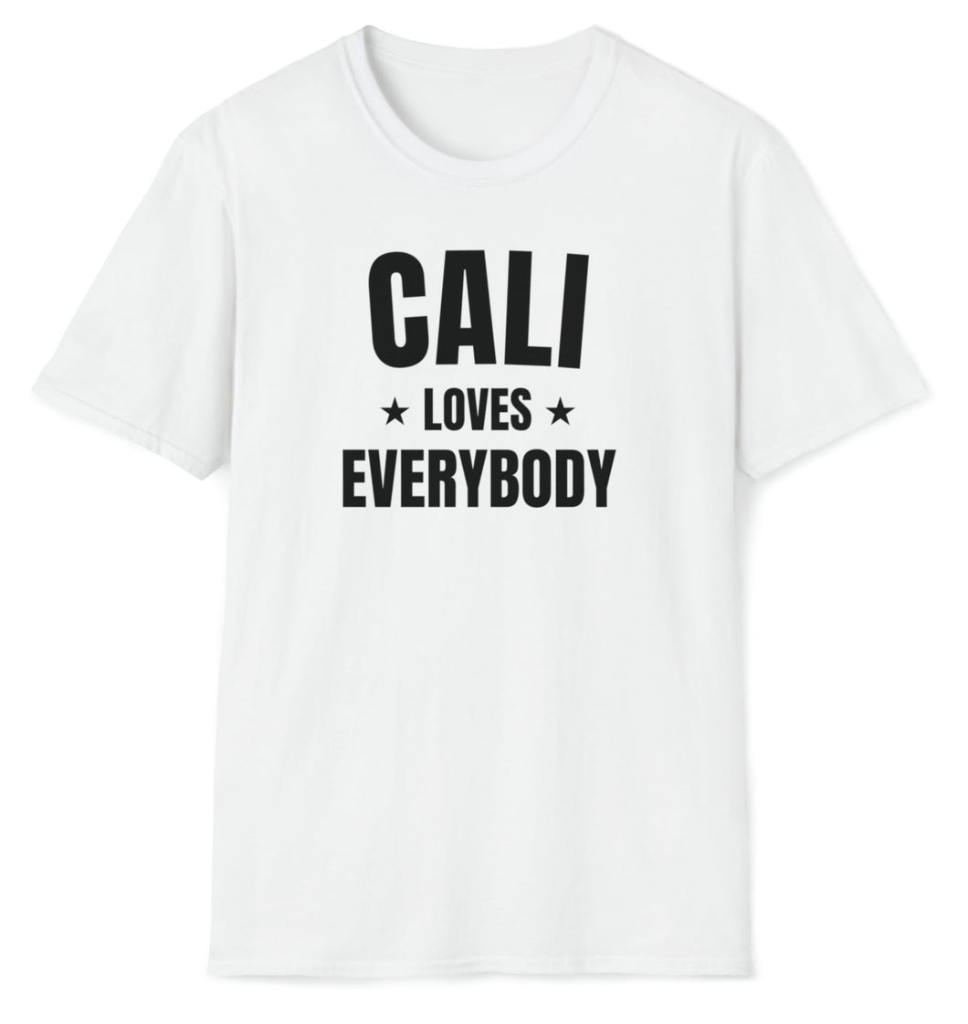 SS T-Shirt, CA Cali - White