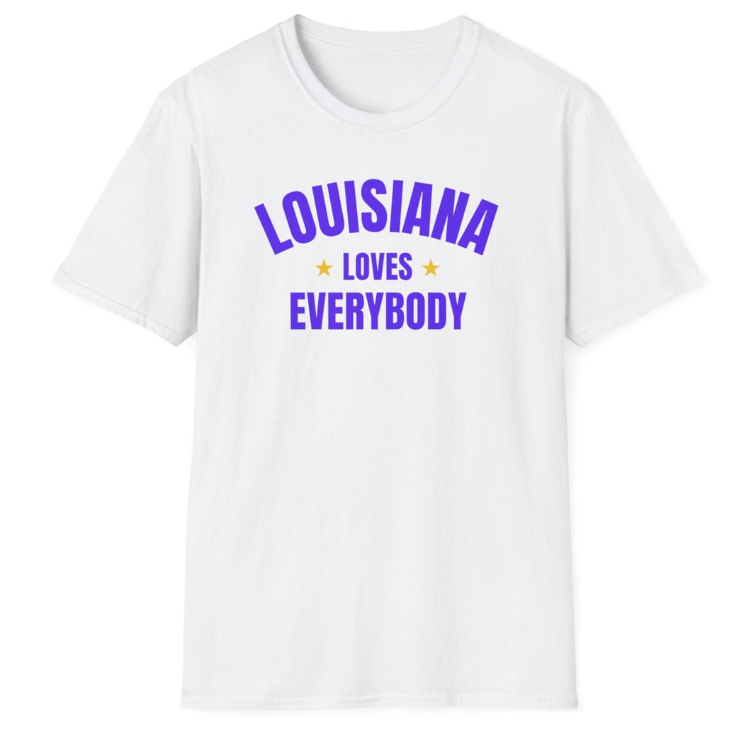 SS T-Shirt, LA Louisiana - Purple
