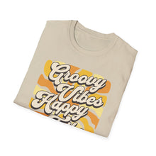 Load image into Gallery viewer, SS T-Shirt, Groovy Happy Vibes - Multi Colors
