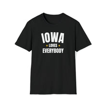 Load image into Gallery viewer, SS T-Shirt, IA Iowa - Black
