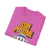 Load image into Gallery viewer, SS T-Shirt, Stay Positive - Multi Colors
