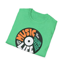 Load image into Gallery viewer, SS T-Shirt, Music Is the Soundtrack
