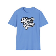 Load image into Gallery viewer, SS T-Shirt, Music Lives Here White - Multi Colors
