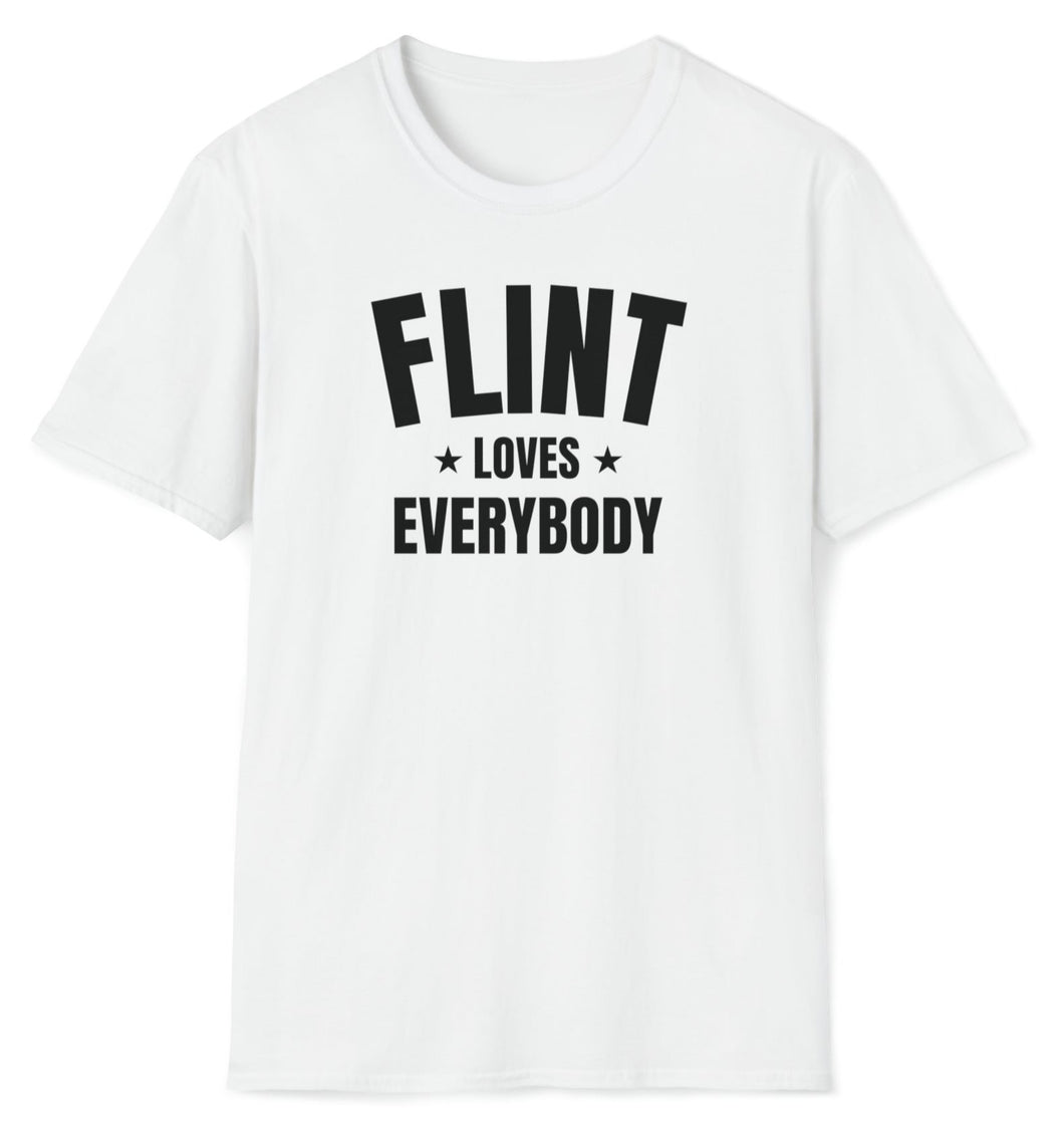SS T-Shirt, MI Flint - White