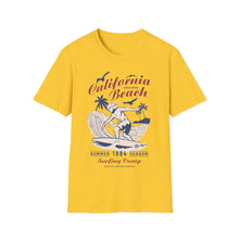 Load image into Gallery viewer, T-Shirt, California Beach Surf Riders - Multi Colors
