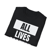 Load image into Gallery viewer, SS T-Shirt, All Lives Matter
