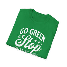 Load image into Gallery viewer, SS T-Shirt, Go Green - Stop Emitting Credit
