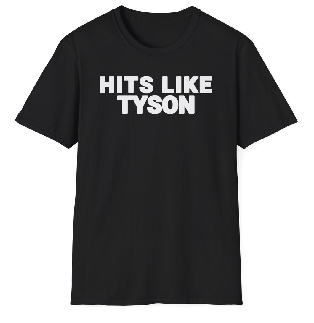 SS T-Shirt, Hits Like Tyson - Multi Colors