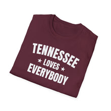 Load image into Gallery viewer, SS T-Shirt, TN Tennessee - Multi Colors
