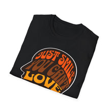 Load image into Gallery viewer, SS T-Shirt, Just Smile You Can&#39;t Love &#39;Em All - Multi Colors
