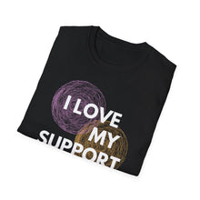Load image into Gallery viewer, SS T-Shirt, Love My Support System - Multi Colors
