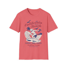 Load image into Gallery viewer, T-Shirt, California Beach Surf Riders - Multi Colors

