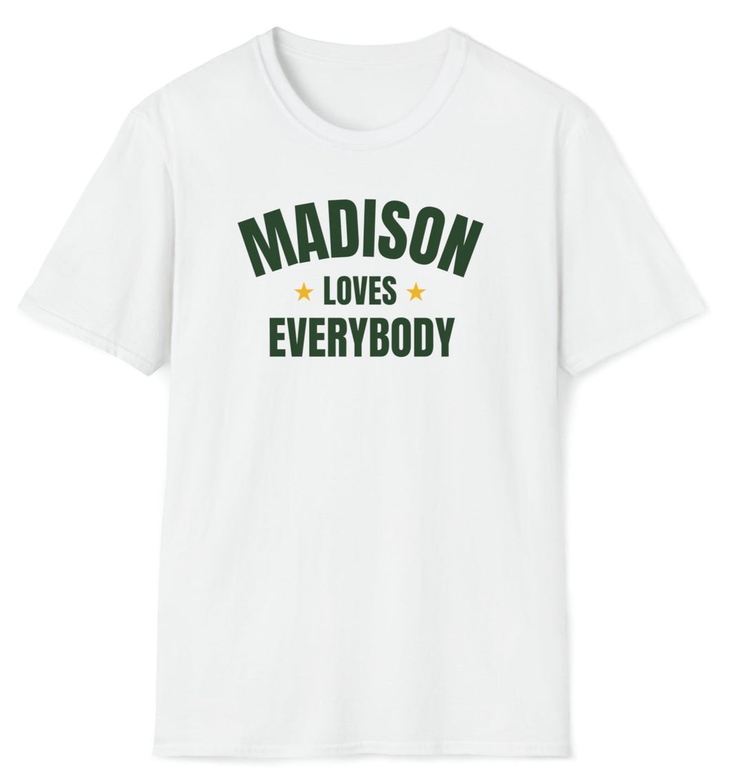 SS T-Shirt, WI Madison - Green