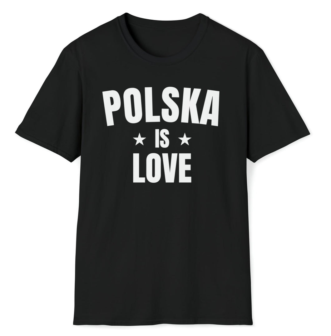SS T-Shirt, PO Polska - Black