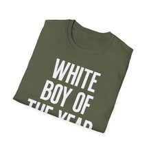 Load image into Gallery viewer, SS T-Shirt, White Boy of the Year - Multi Colors
