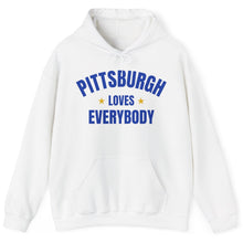 Load image into Gallery viewer, Hoodie, Pittsburgh Loves Everybody - Multi Colors
