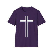 Load image into Gallery viewer, SS T-Shirt, Doubled Crucifix - Multi Colors
