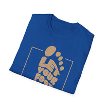 Load image into Gallery viewer, SS T-Shirt, Let Your Footprint - Multi Colors

