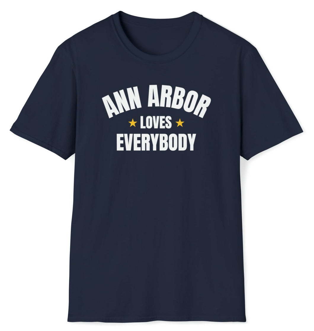 SS T-Shirt, MI Ann Arbor - Navy