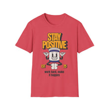 Load image into Gallery viewer, SS T-Shirt, Stay Positive - Multi Colors
