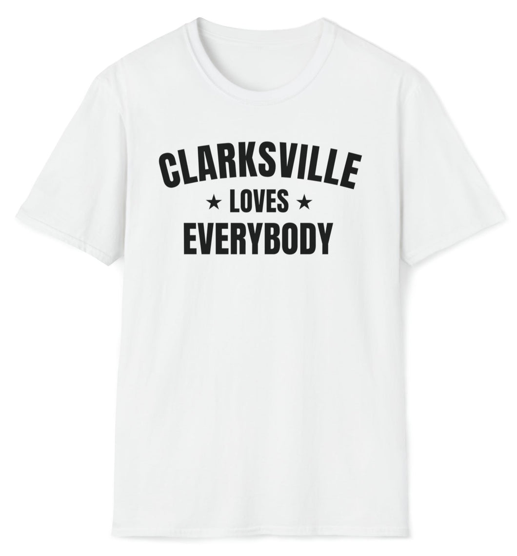 SS T-Shirt, IN Clarksville - White