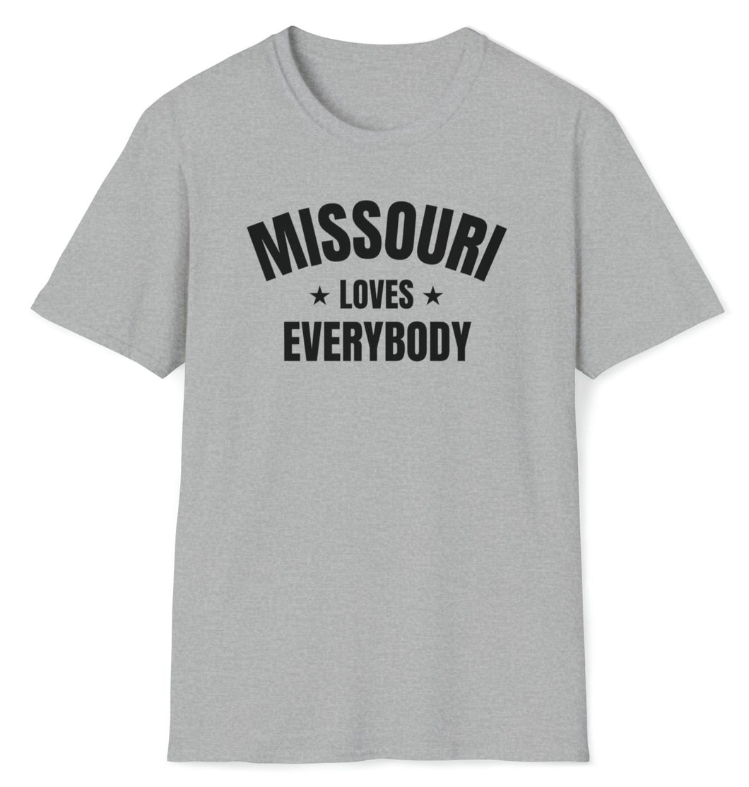 SS T-Shirt, MO Missouri - Grey | Clarksville Originals
