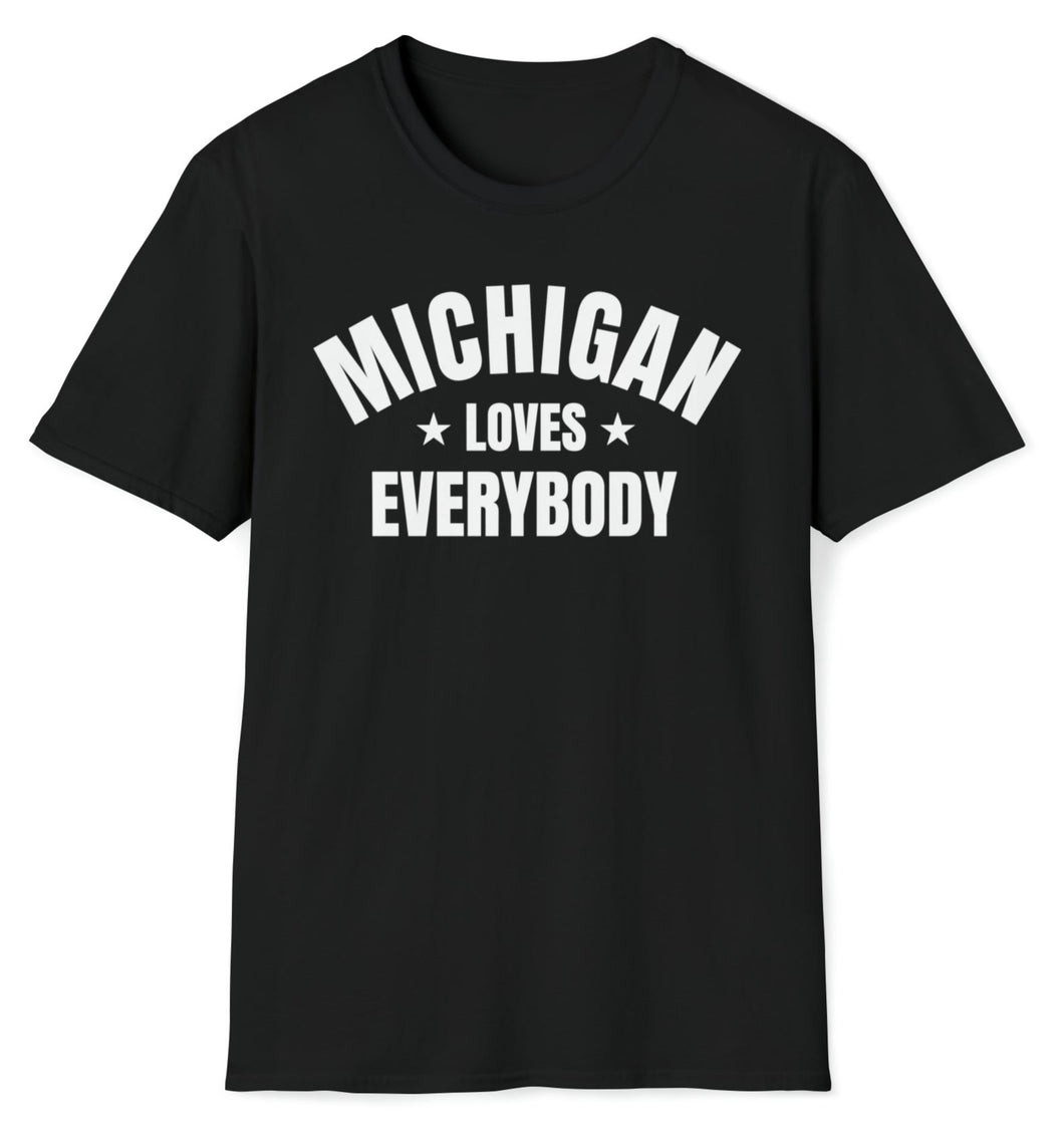 SS T-Shirt, MI Michigan - Black