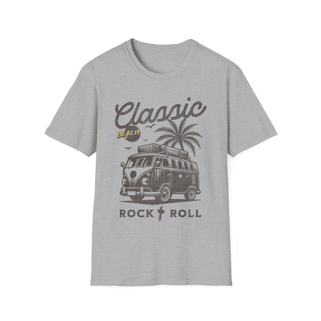 SS T-Shirt, Classic Beach Rock 'n Roll - Multi Colors