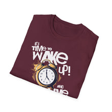 Load image into Gallery viewer, SS T-Shirt, It&#39;s Time to Wake Up - Multi Colors
