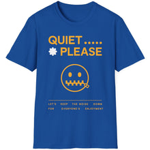 Load image into Gallery viewer, SS T-Shirt, Quiet Please, Black &amp; Gold - Multi Colors
