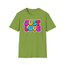 Load image into Gallery viewer, SS T-Shirt, Just Love - Multi Colors
