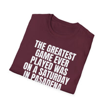 Load image into Gallery viewer, SS T-Shirt, Greatest Game Ever Pasadena - Multi Colors
