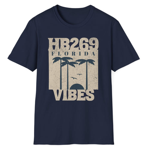 This navy blue cotton tee stands in solidarity with Florida's bill HB269, advocating for parental involvement in education. Whether you're a supporter of parental rights or passionate about education policy, wear it proudly and show your support for empowering parents in their children's education. T Shirt soft comfortable.