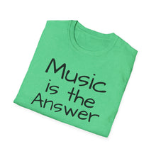 Load image into Gallery viewer, T-Shirt, Music is the Answer - Multi Colors
