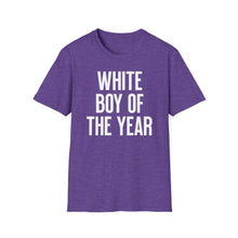 Load image into Gallery viewer, SS T-Shirt, White Boy of the Year - Multi Colors
