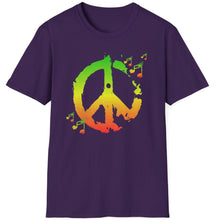 Load image into Gallery viewer, SS T-Shirt, Peace Sign - Multi Colors
