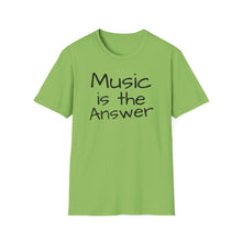 Load image into Gallery viewer, T-Shirt, Music is the Answer - Multi Colors
