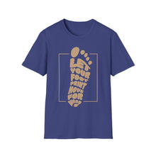 Load image into Gallery viewer, SS T-Shirt, Let Your Footprint - Multi Colors
