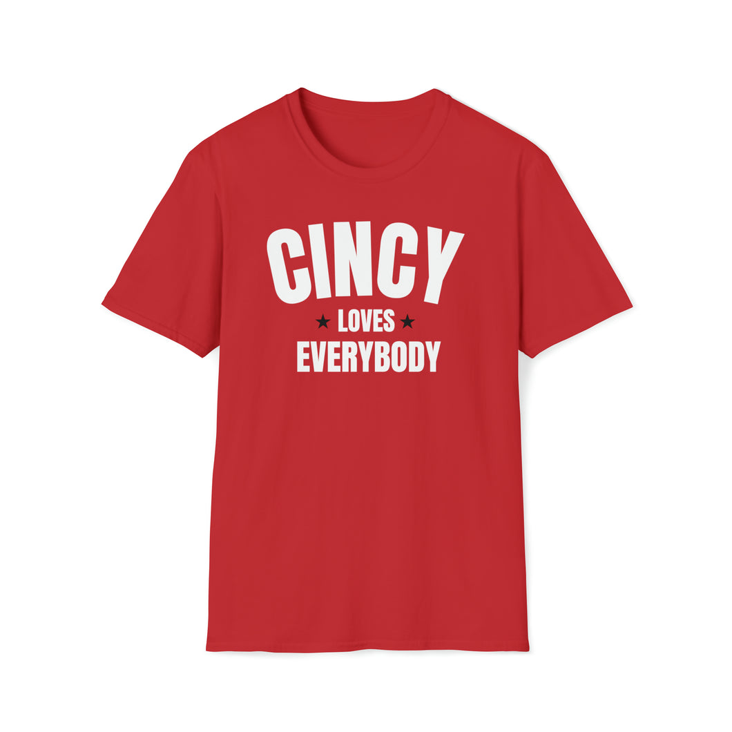 SS T-Shirt, OH Cincy - Red White | Clarksville Originals