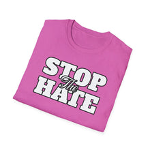 Load image into Gallery viewer, SS T-Shirt, Stop the Hate - Multi Colors
