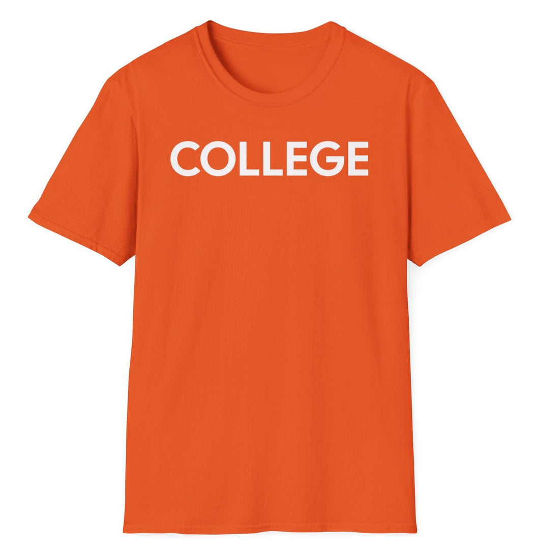 SS T-Shirt, College - Orange