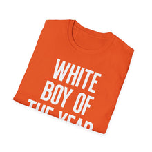 Load image into Gallery viewer, SS T-Shirt, White Boy of the Year - Multi Colors
