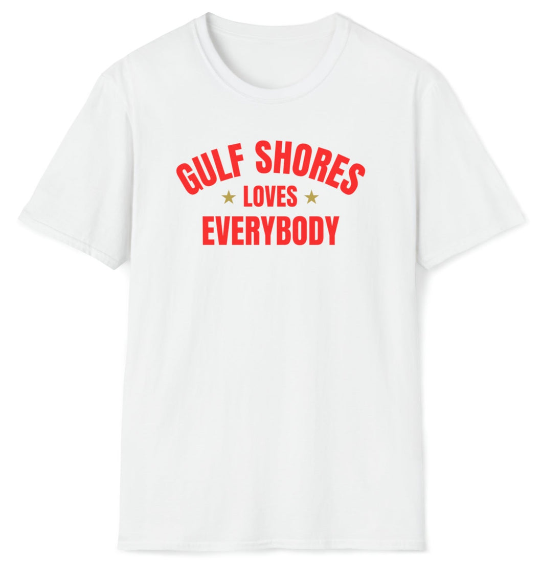 SS T-Shirt, AL Gulf Shores - Red