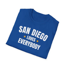 Load image into Gallery viewer, SS T-Shirt, CA San Diego White - Multi Colors
