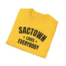 Load image into Gallery viewer, SS T-Shirt, CA Sactown Black - Multi Colors
