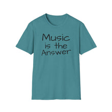 Load image into Gallery viewer, T-Shirt, Music is the Answer - Multi Colors
