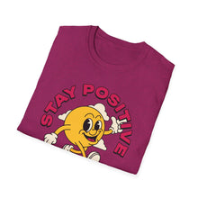 Load image into Gallery viewer, SS T-Shirt, Stay Positive &amp; Good Things - Multi Colors
