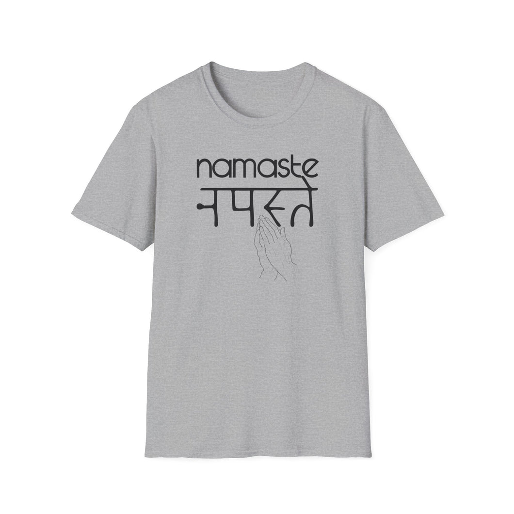SS T-Shirt, Namaste - Multi Colors