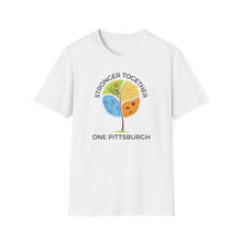 Load image into Gallery viewer, SS T-Shirt, Stronger Together Pittsburgh - Multi Colors
