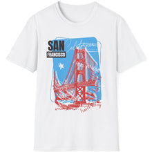 Load image into Gallery viewer, SS T-Shirt, San Francisco Art - Multi Colors
